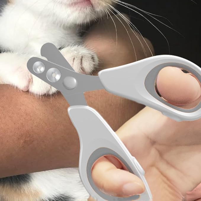 Nail Clippers for Cats, Claw Scissors for Pets | Nail Trimmer for Puppies Splash-Resistant, Home Use Travel Indoor Outdoor Camping Veterinary Grooming Cats and Dogs