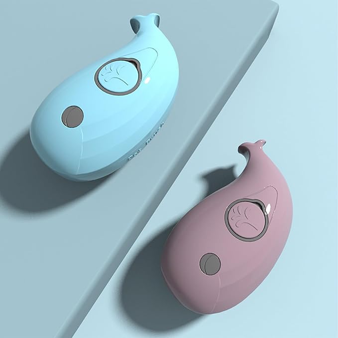 Cat Steam Brush, Cute Whale Shape Hair Brush Cat Dog Pet Brush Massager Steam, Pet Comb Massage Brush, Rechargeable Cat Hair Brush, Flyaway Hair Prevention Cat Grooming Brush (A)