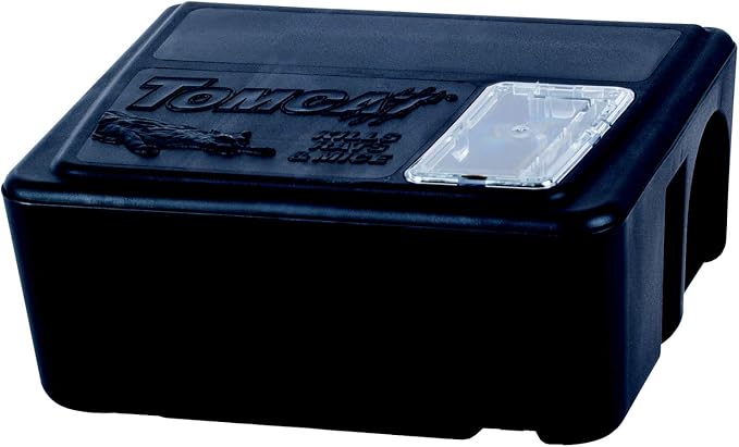 Tomcat Rat & Mouse Killer Child & Dog Resistant, Refillable Station, 1 Station, 15 Bait Blocks (4-Pack)