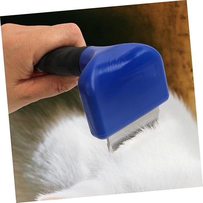 Happyyami Ergonomic Handle Dog Grooming Comb Cat Brush for Shedding Hair Dog Brush Deshedding Tool