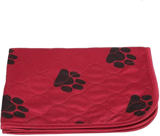 Reusable Dog Pee Pad, Absorbent Pet Urine Mat for Dogs and Cats, 4 - Layer Machine Washable Mat with Barrier for Hard Floors, Print Design in (40 * 60cm)