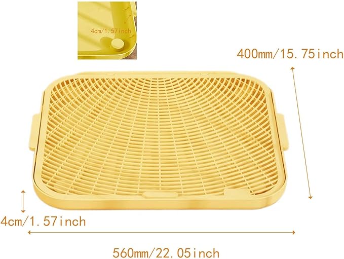 Cat Litter Ramp Trapper Mat Washable Double Layered Non-Slip Step for Indoor Cats Balcony Living Room Foldable- Small