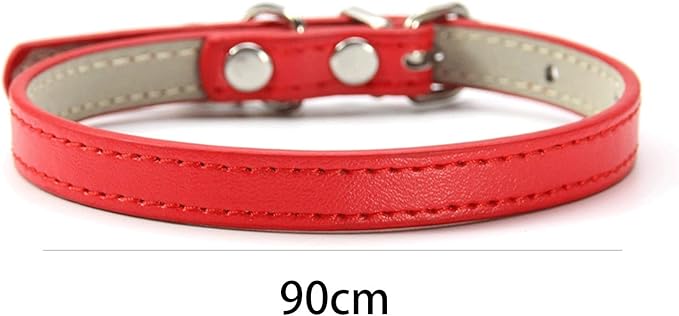 Dog Basic Collars Dog Collar Colorful Cat Necklace Adjustable Puppy Neck Strap Suitable for Medium and Small Dogs Pet Supplies(B)