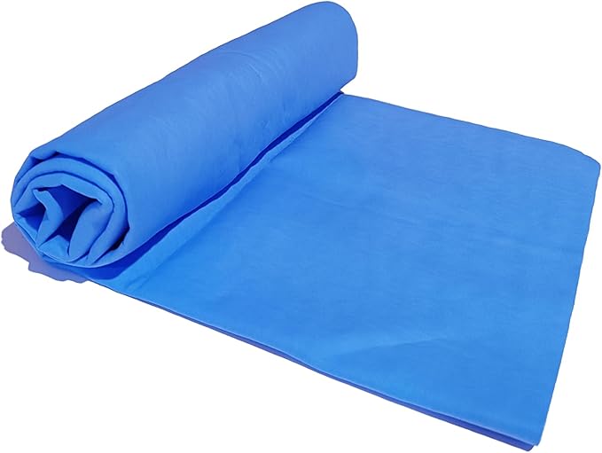 Quick-Dry Dog Towels Cat Towels - Dries Cats Dogs Fast - Easy to Wring Out & Reuse Shammy Bath Towels 1PCS Blue Suitable for Pets Dogs Cats (S 17 * 13inch Small cat)