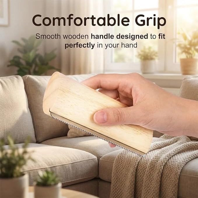 Pet Deshedding & Grooming Tool | Dog Brush for Shedding Cat Grooming Supplies, Ergonomic Gripping, Wooden Grooming Shedding Brush for Long Hair Dogs and Cats Pet Cleaning Comb Supplies (1pc)