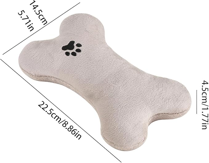 Chew Resistant Pet Supplies, Soft Stuffed Plush Animal Dog Toy, Comfort Pet Sleeping Cushion, Cuddling Bed for Small Medium Large Dogs, Puppy Kitten Accessories for Aggressive Chewers (Cream Colored)