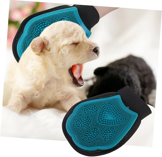 BESPORTBLE Pet Massage Glove for Cats Dogs Cat Grooming Supplies Care Glooming Glove