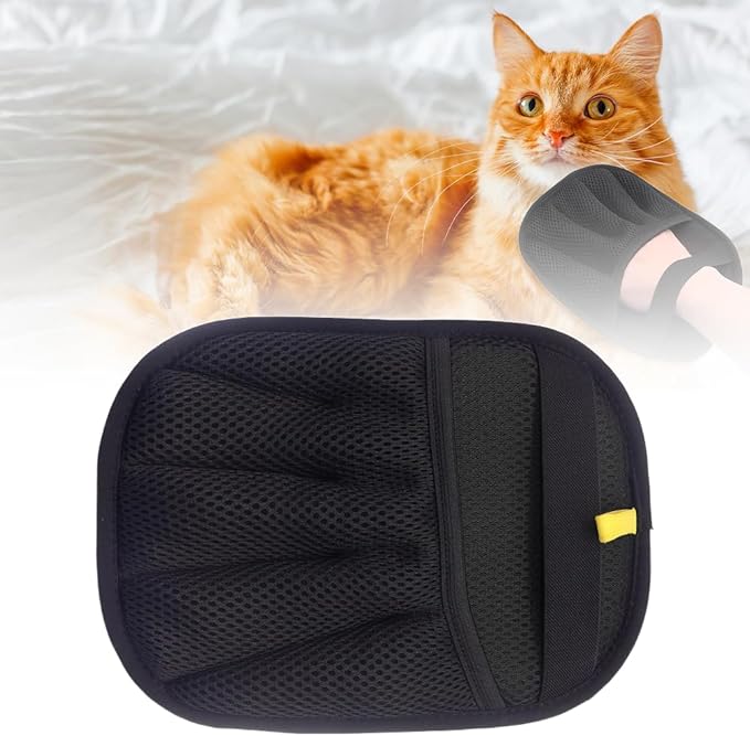 Pet Hair Remover Glove, 2025 Upgraded Reusable Double Sided Static Cat and Dog Hair Remover, Pet Grooming Gloves for Sofa, Furniture, Carpet, Car Seats (1 PC)