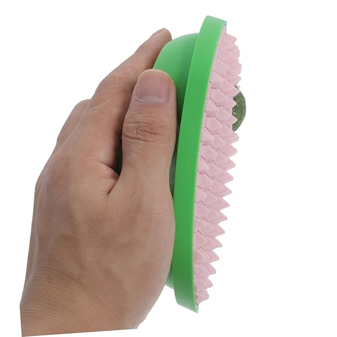 Cat Self-scratcher Wall Sticky Massage Comb Cat Grooming Tool Scratch Board Multi-use Toy