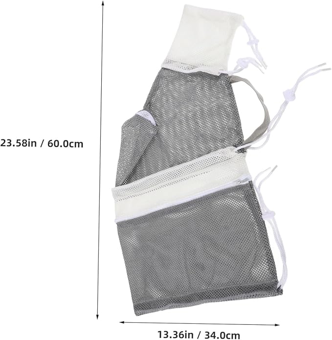 SUPVOX Cat Grooming Bag Adjustable Breathable Pet Bathing Net for Nail Trimming Ear Cleaning Scratch Resistant Design for Cats Over Months up