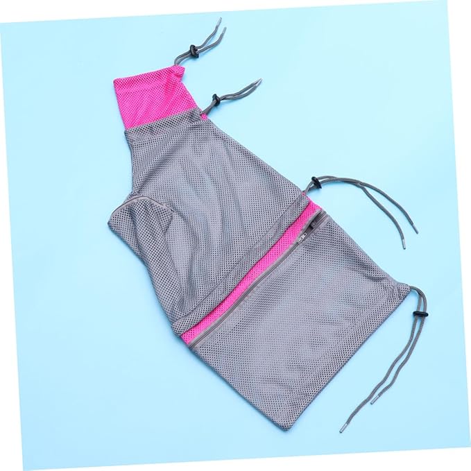 Cat Grooming Bag Adjustable Mesh Bathing Bag for for Bathing Nail Trimming and Ear Cleaning Random
