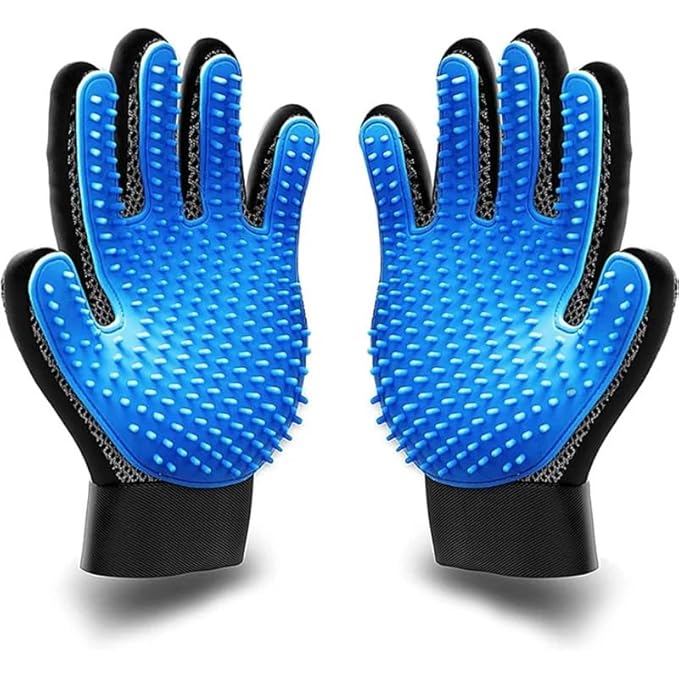 Pet Glove Cat Grooming Glove Cat Hair Deshedding Brush Remover Brush For Animal Gloves Dog Comb for Cats Bath Clean Massage Hair