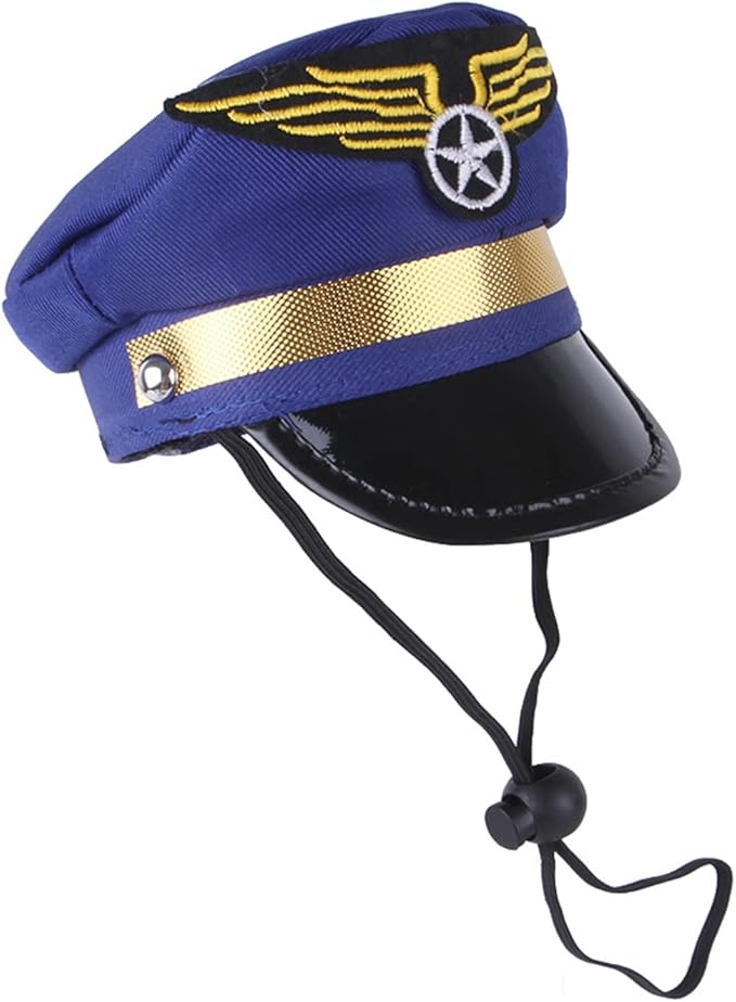 Christmas Pet Hat Cute Captain Pirate Hat for Dog Dress Up Supplies Lovely Halloween Carnival Clothes Accessory Funny Hats for Halloween Cosplay