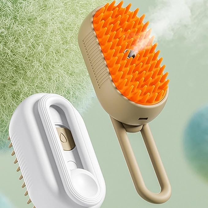 3-in-1 Cat Steamy Brush Self-Cleaning Dog Grooming Brush Electric Pet Massage Comb Pet Supplies