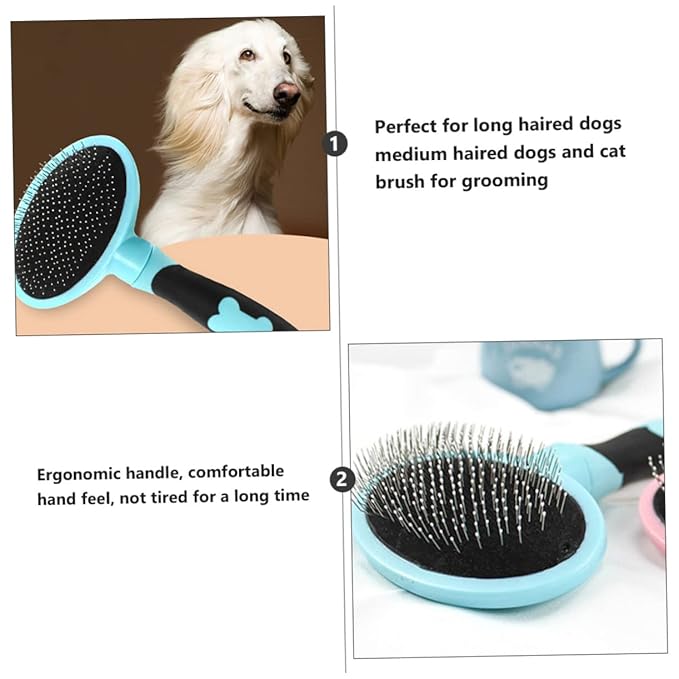 Pet Comb Brush for Dogs and Cats Gentle Dematting Comb Pet Grooming Tool Fine Craftsmanship Supplies