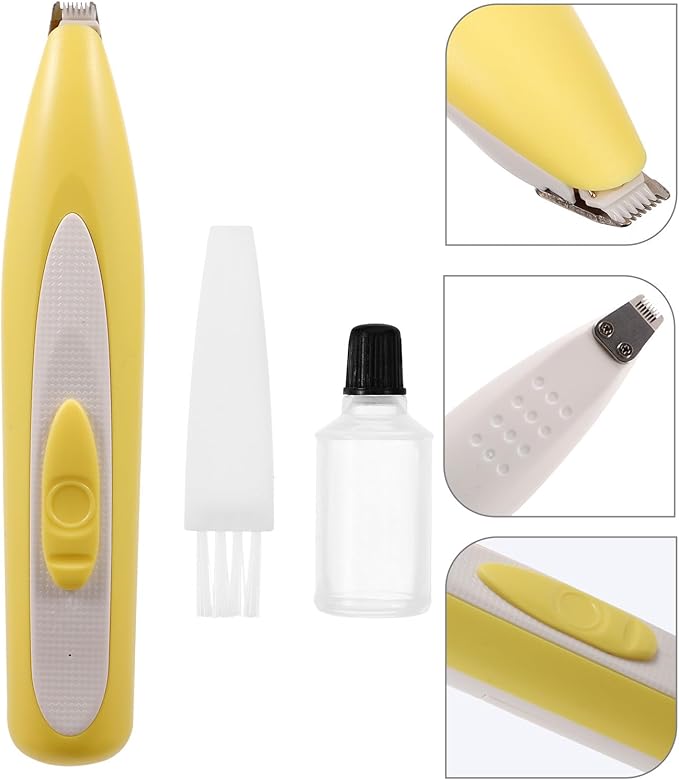Quiet Battery-Powered Pet Clipper for Dogs and Cats Professional Grooming Hair Trimmer Low Noise Electric Hair Shaver for Fur Removal and Portable Use