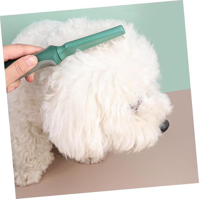 Didiseaon Pet Hair Comb Dog Cat Grooming Tool High Low Teeth Design Wear-resistant Accessory