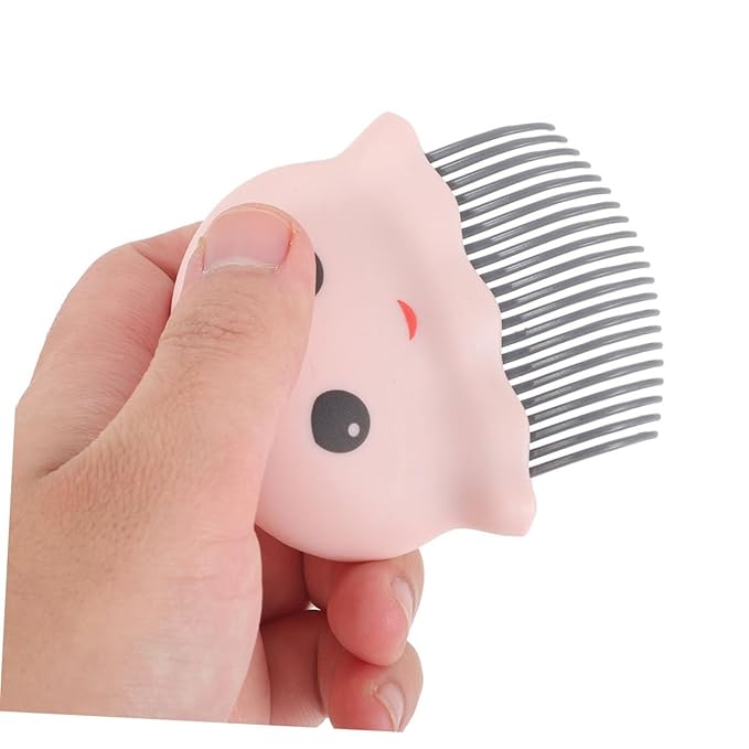 POPETPOP 3Pcs Pet Undercoat Remover Comb Set Cartoon Design Grooming Tool for Cats Efficient Hair Detangler Grooming Brush for All Fur Types Reduces Shedding and Keeps