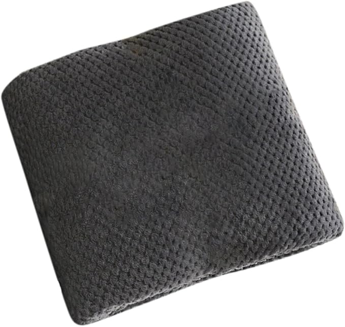 Comfortable Pet Throw Blanket Solid Color Supply Bed Mat for Dogs Kids Crate Cat, Gray