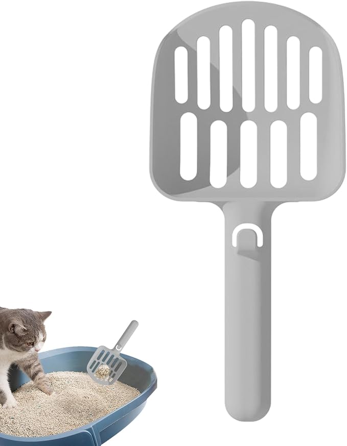 Litter Scoop - Cat Poop Scooper, Durable Cat Poop Scoop | Non-Stick Litter Shovel, Cat Litter Training Tool for Effortless Cleanup and Waste Removal in Litter Box or Toilet Area