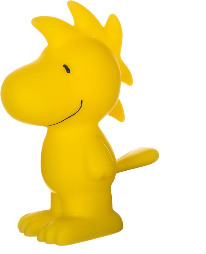 PEANUTS for Pets Charlie Brown Woodstock Vinyl Squeaker Dog Toy | Squeaky Dog Toy for All Dogs | Charlie Brown Plastic Dog Toys for Aggressive Chewers - Fun and Cute Yellow Dog Chew Toy, 5.5 Inch