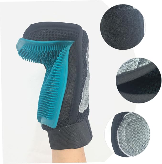 POPETPOP Pet Grooming Glove Brush Cat Dog Brush Pet Hair Remover Comfortable Material