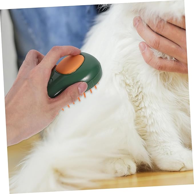 Cat Grooming Steam Brush Dog Bath Brush for Easy Cleaning Cat Massage Tool in Adorable for Removing Tangled and Relaxation