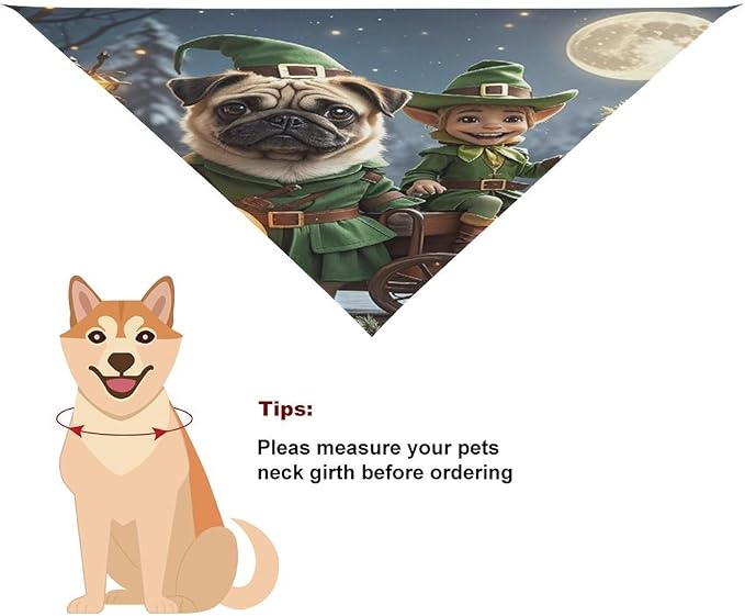 Dog Bandana Spring Pet Scarf Adjustable Triangle Dog Holding Pumpkin Lantern Printing Dog Bib Washable Polyester Puppy Bandana for Small Medium Large Dogs Cat Birthday Party Supplies
