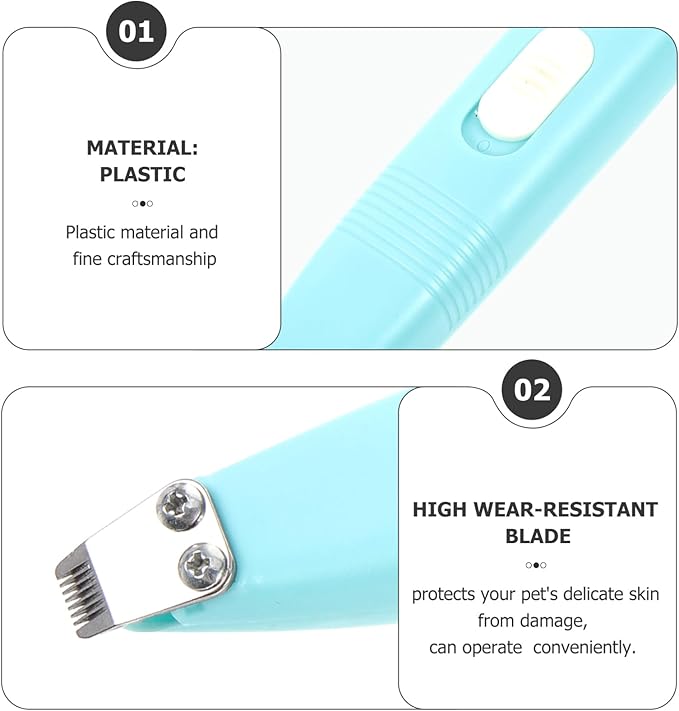 Pet Grooming Kit Dog Cat Hair Clippers Nail Clippers Undercoat Rake Paw Trimmer Cordless Hair Trimmer for Dogs Cats