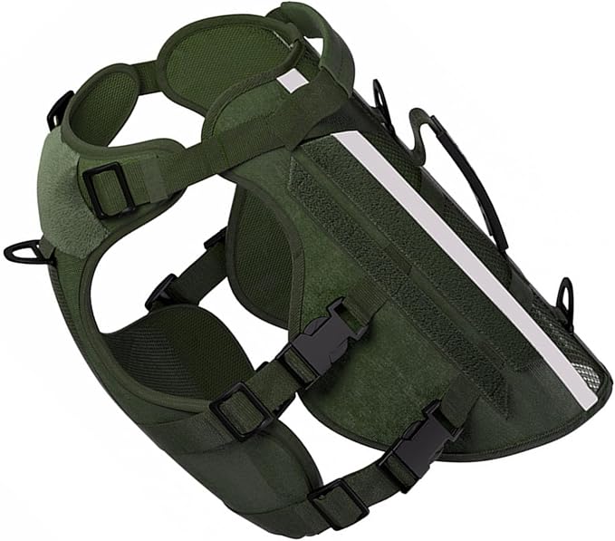 Dog Vest Harnesses Pet Strong Training Walking Swimming Supplies Soft Handle Training Vest Dog Harness with Handle for Large Dogs