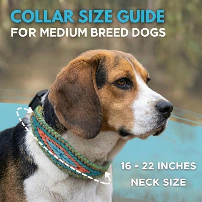 E-Collar Cover - for Medium Dogs with 16-22" Neck Size - Adjustable Nylon Cord, Quick Release Buckle, Heavy Duty Loop Strap Compatible with Dogtra, Educator, SportDog, Garmin, Bousnic, Jugbow (Baja)