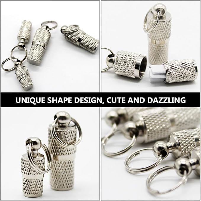 4pcs Pet Address Tags Metal Id Labels Anti-Lost Dog Name Plates Small Large Sizes for Collar Hanging, Sturdy Pet Supplies for Dogs and Cats