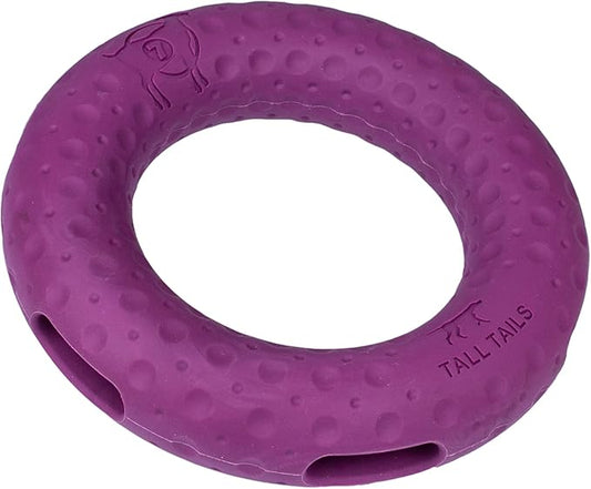Tall Tails G.O.A.T. Greatest of All Toys Sport Fetch Ring Toy for Dogs, Large