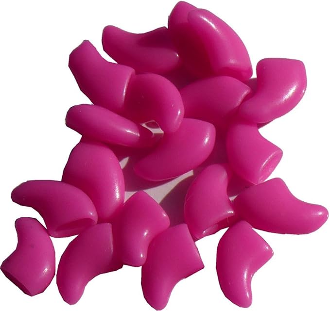 HDP Kitty or Doggy Nails Caps Size:Small Color:Glitter Pink