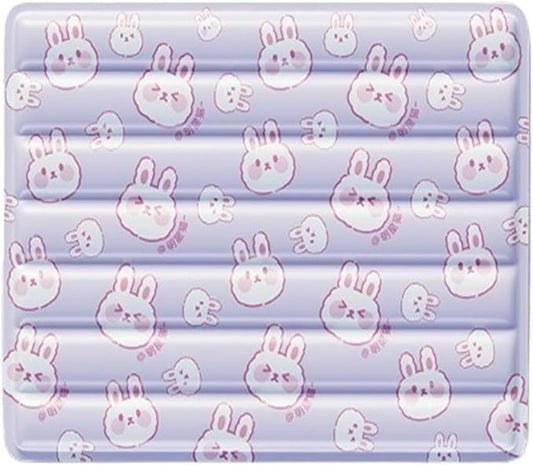 Pet Ice Mat Dog Summer Cushion Bed Sleeping Floor Cooling Supplies Nest for(Lavender,40 30cm)