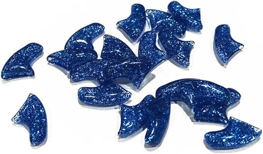 HDP Kitty or Doggy Nails Caps Size:Large Color:Glitter Blue