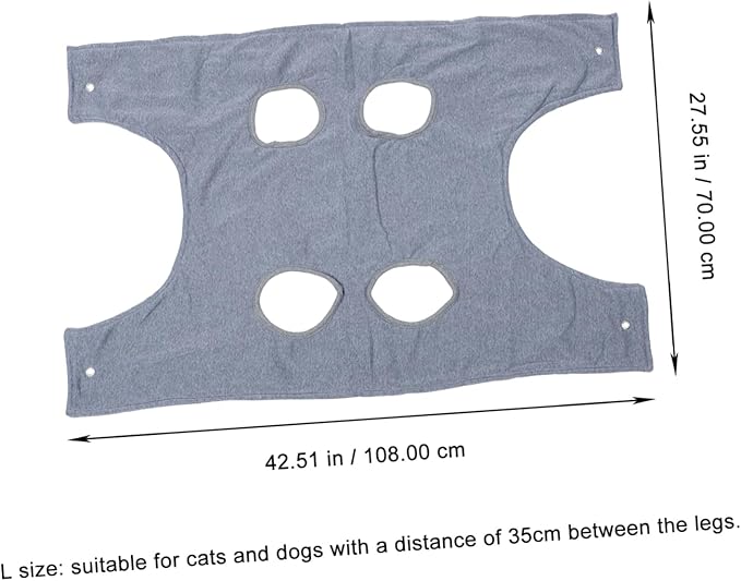 POPETPOP Cat Grooming Hammock for Nail Trimming Hairdressing Durable Pet Beauty Bag for Cats and Dogs Special Prevent Movement for Grooming Tables