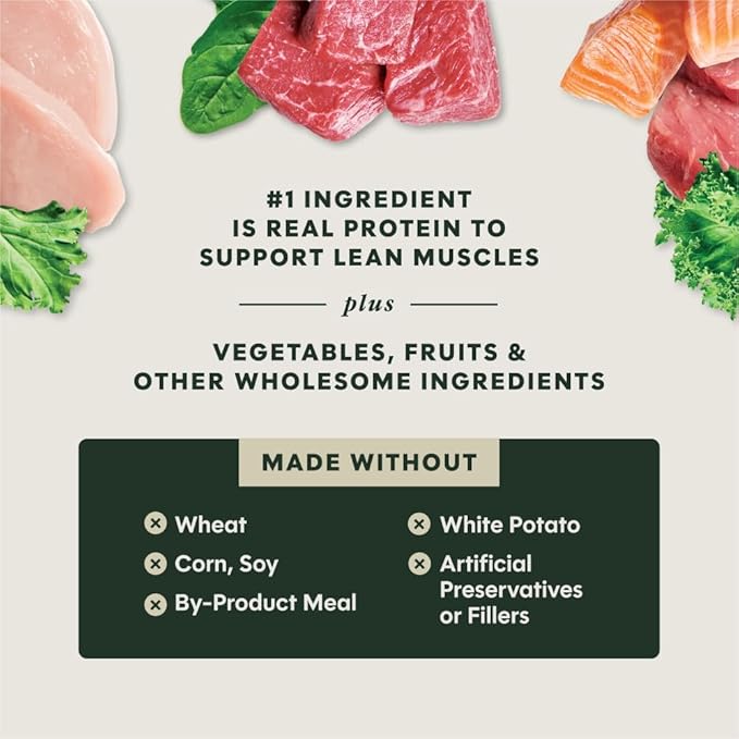 Instinct Freshly Crafted Meals, Dog Wet Food or Topper - Variety Pack, 11oz. Carton (Pack of 6)