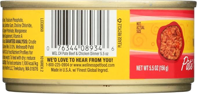 Canned Cat Food Beef and Chicken Formula 5.5 oz -- 5.5 oz [ Pack of4 ]