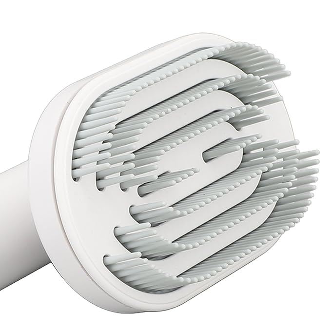 Cat Brush White Color 90° Rotation Curved High Density Needle Pet Hair Removal Comb for Grooming Cats Dogs