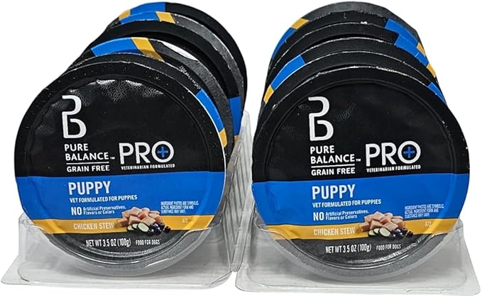 Pure Balance Pro+ Puppy Chicken Stew Wet Dog Food, 3.5 Ounces (12 Count)