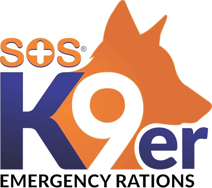 SOS Food Lab Emergency Dog Food Ration (8 Oz) - Pet Food Contains High Protein Chicken for Any Size Dog Breed - Ready to Eat Dry or Add Water - 5 Year Shelf Life - Formulated for Increased Endurance