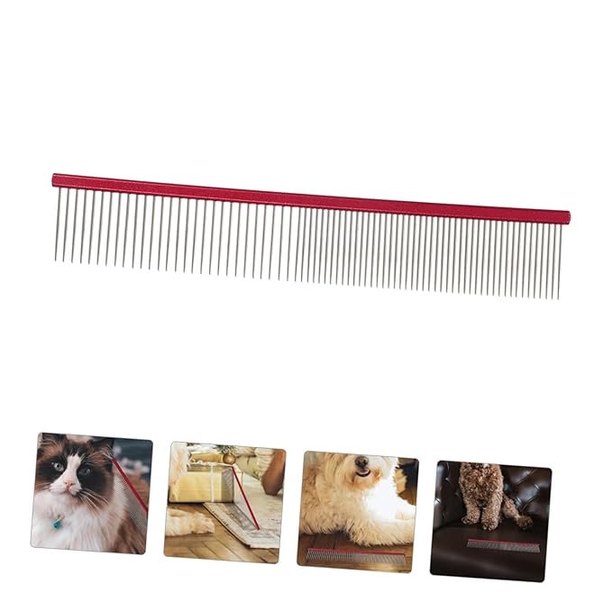TOYANDONA Portable Grooming Comb for Pets Hair Comb for and Cats Non- Design for Daily Use for and Fur Pet Grooming Supply