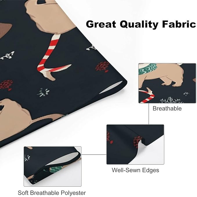 Dog Bandana Spring Pet Scarf Adjustable Triangle Merry Christmas Dog Printing Dog Bib Washable Polyester Puppy Bandana for Small Medium Large Dogs Cat Birthday Party Supplies