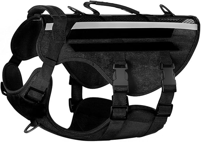 Dog Vest Harnesses Pet Strong Training Walking Swimming Supplies Soft Handle Training Vest Dog Harness with Handle for Large Dogs