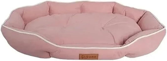 Winter Dog Sofa Big Bed Pets Dogs Accessories Small Breeds Accessory Bedding Pet Supplies Cushions Mat Bad Blanket Cushion (Pink,L 70x50cm)