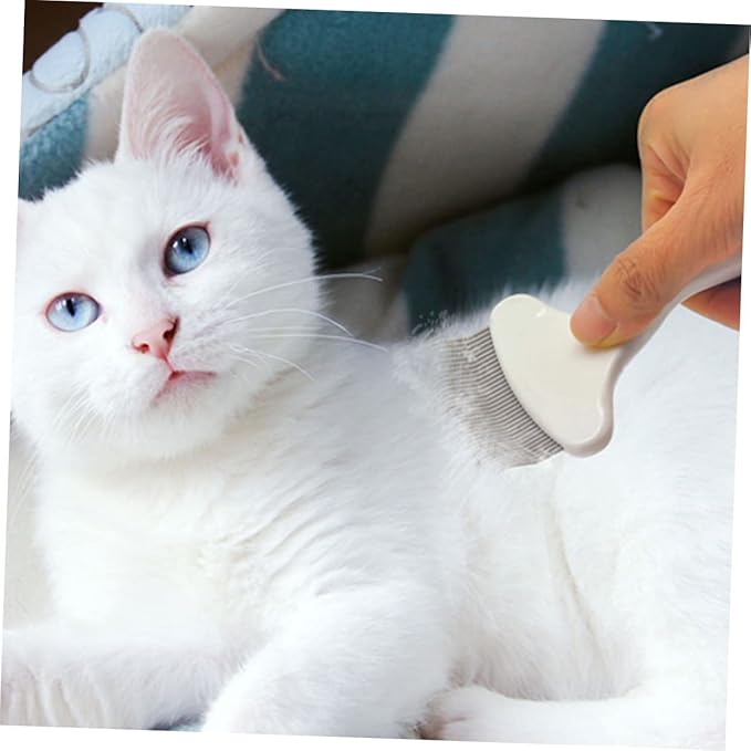 Kisangel Abs Material Cat Comb Parting Comb Pet Grooming Tool Hair Knot Remover