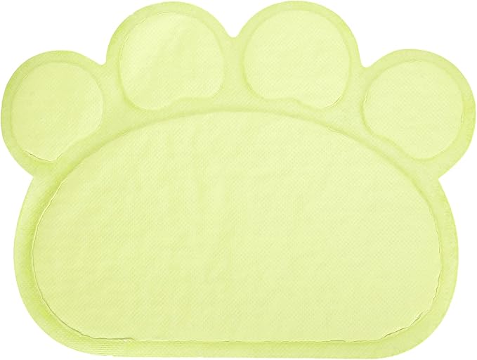 Cat Litter Tray, PVC Dog Mat Antislip Shape Pet Puppy Non Slip Box Liners Feeding Bowl Placemat Supplies for Cats and Dogs (Claw Shape)