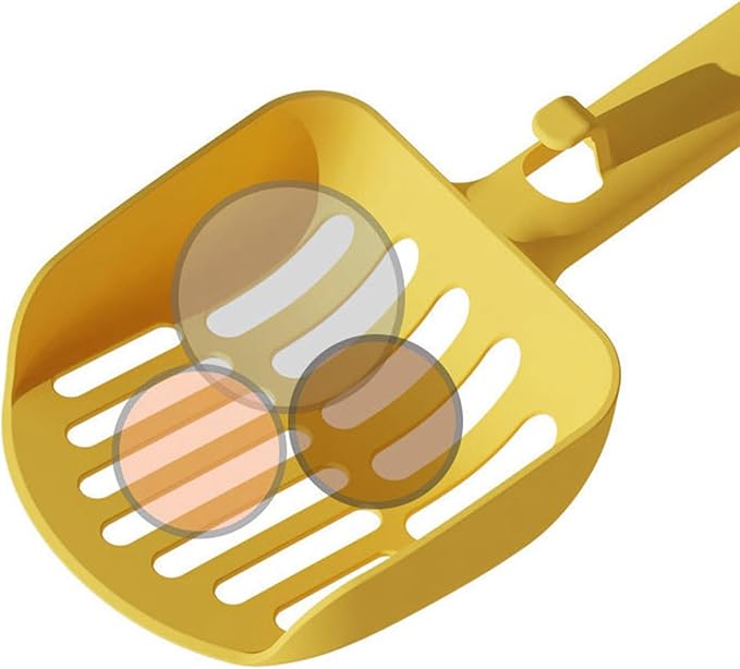Litter Scoop - Kitty Litter Scooper, Stylish Cat Litter Scoop | Easy Grip Poop Scooper, Housebreaking Scoop Tool for Daily Cleaning of Cat Toilet and Maintaining Pet Hygiene