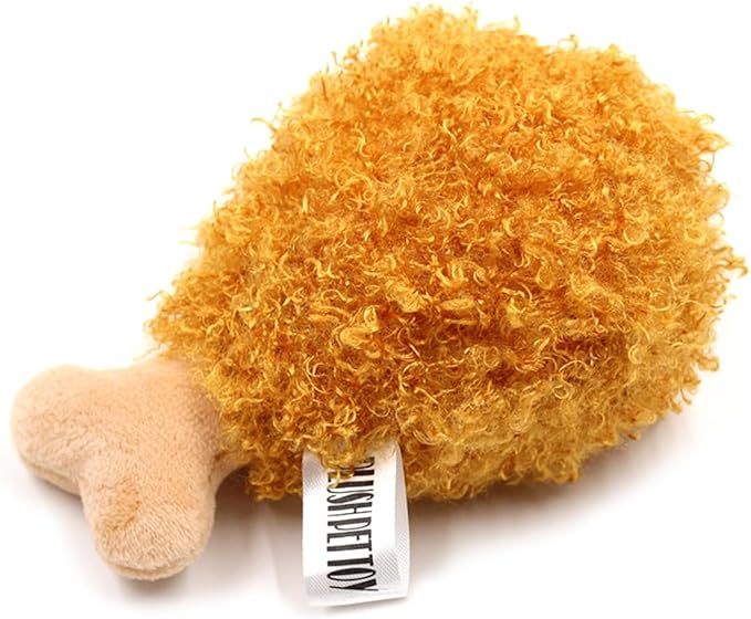 Peiiwdc Stuffed Simulation Food Shape Dogs Squeaky Toy Soft Massage Supplies Pet Simulation Food Molar Pet Supplies Chew for Aggressive Chewers Large Breeds Indestructible for Small Stuffed